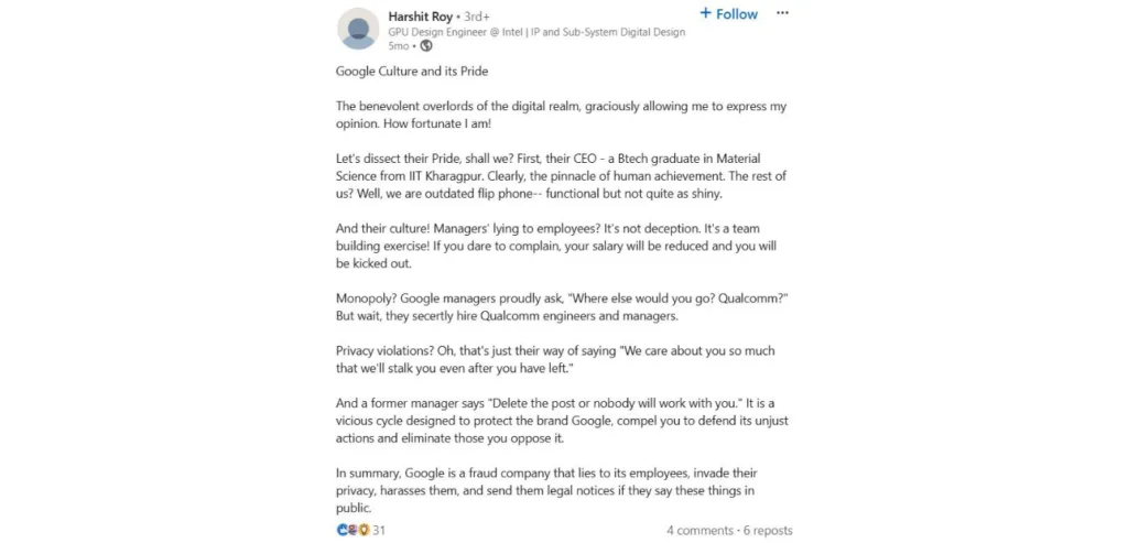 Google Sues Former Engineer